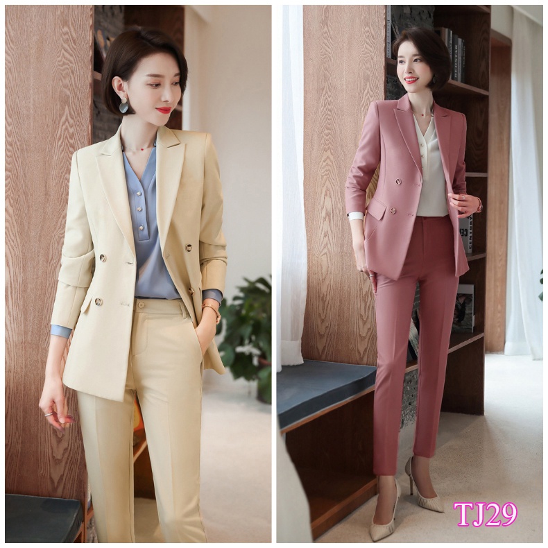 Set nguyên bộ áo Vest quần dài TJ29A - V285