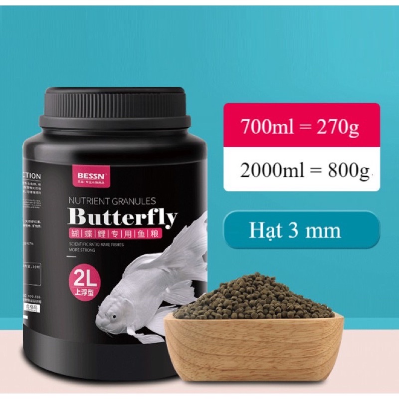 CÁM CÁ RANCHU HẠT CHÌM 450G - THỨC ĂN DINH DƯỠNG GIÚP CÁ TĂNG SIZE LÊN MÀU VÀ HỖ TRỢ TIÊU HOÁ