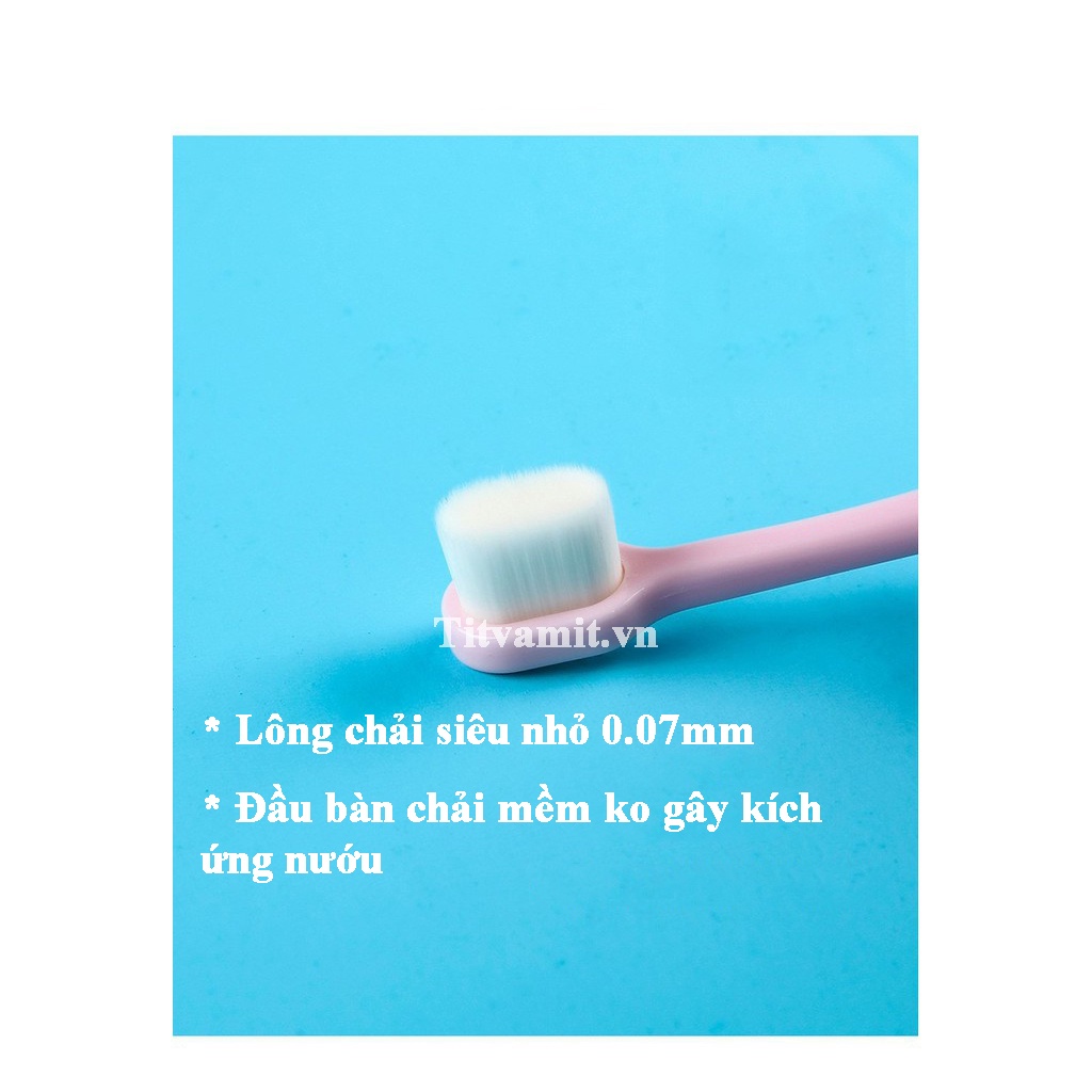 Bàn chải đánh răng con voi lông cotton siêu mềm cho bé từ 2 tuổi Mini Soft