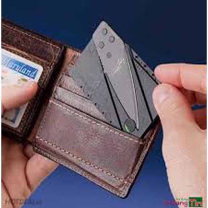 Dao Xếp Gọn Hình Thẻ ATM Nhỏ Gọn Bỏ Túi Loại Tốt Dày
