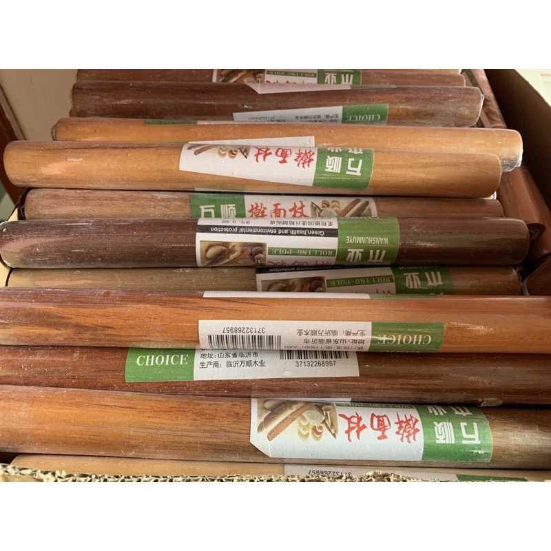 Cán lăn bột gỗ thẳng