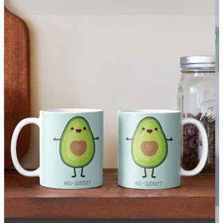 Cốc sứ ly sứ in hình quả bơ đáng yêu