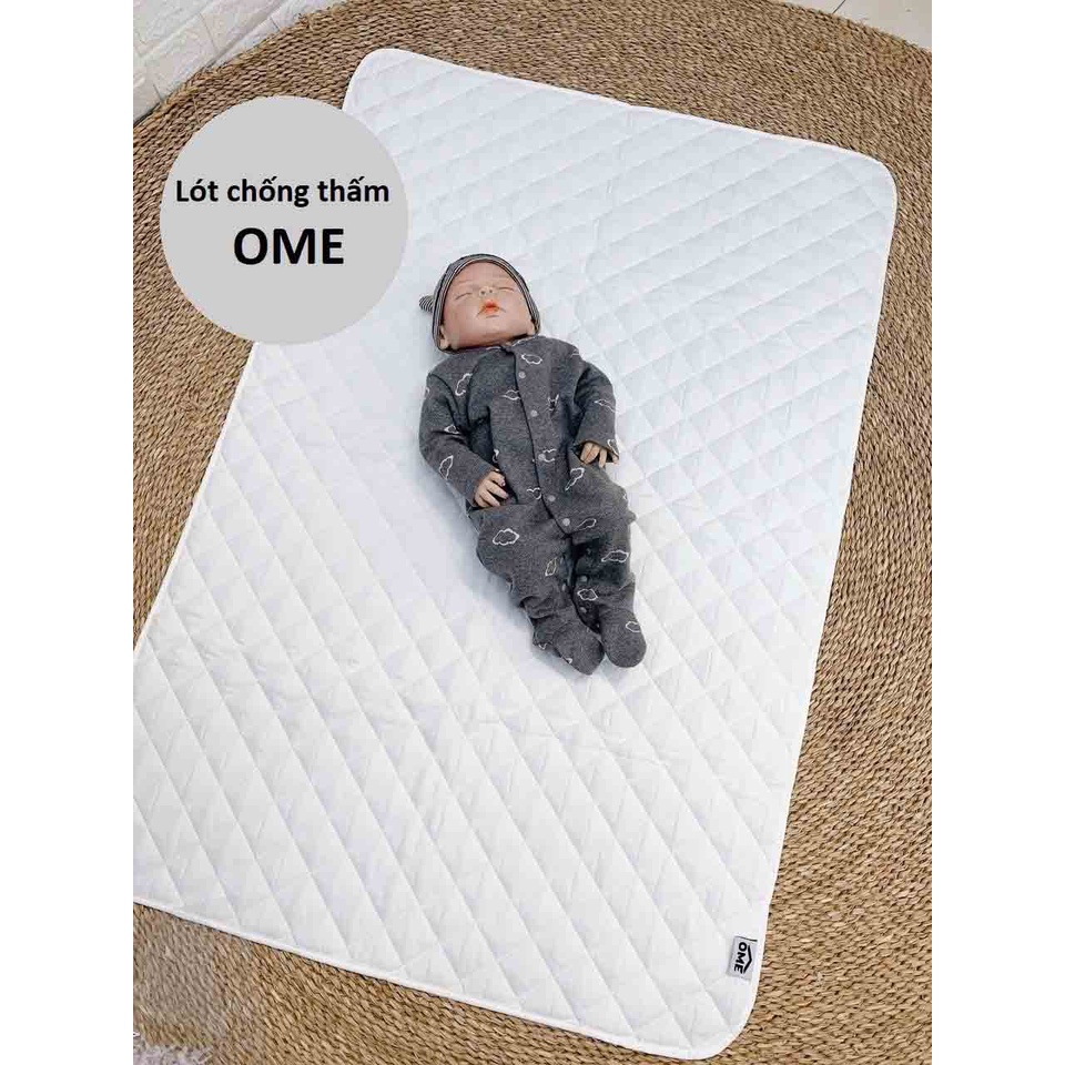 Lót Topper Chống Thấm Cao Cấp Kích Thước Lớn (60 X 120cm) Giúp Bé Nằm Thoải Mái
