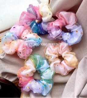 [Tím.Little-Ảnh thật] SCRUNCHIES GALAXY NGÀN SAO- PHIÊN BẢN LIMITED - CỘT TÓC VẢI THỜI TRANG NỮ