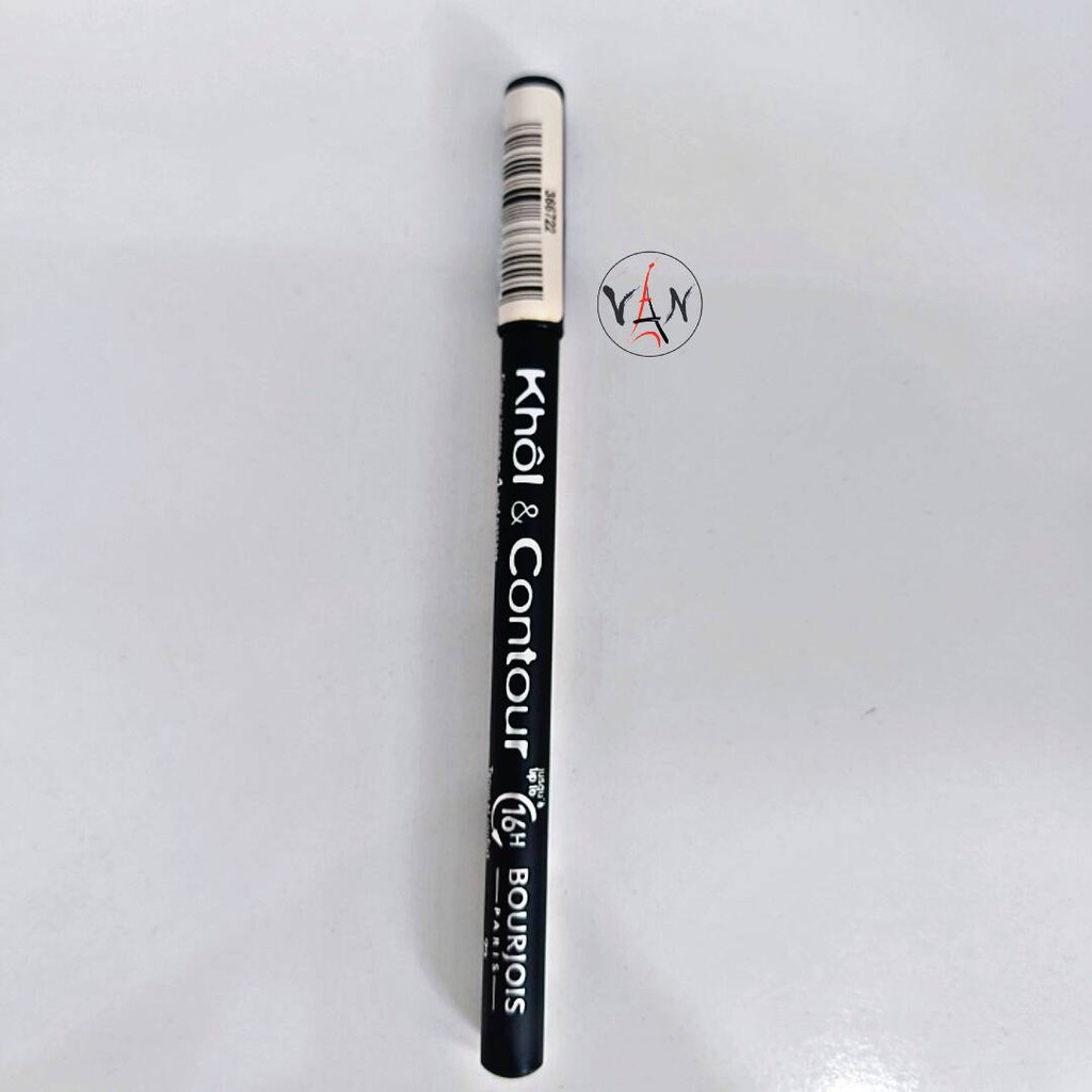 [ Bourjois Pháp ] Chì kẻ mắt không trôi bourjois khôl & contour 16h - màu đen | BigBuy360 - bigbuy360.vn