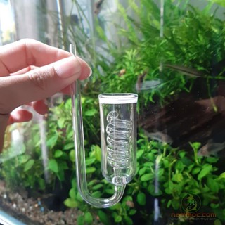 Cốc Sủi CO2 Thuỷ Tinh Siêu Mịn Siêu Đẹp, Có Tích Hợp Đếm Giọt Xoắn Ốc - Cốc Sủi CO2 Cho Bể Thuỷ Sỉnh