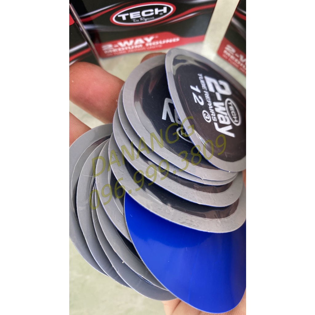 Miếng vá ô tô xe máy xe đạp điện 2 way tech size 11 , 12
