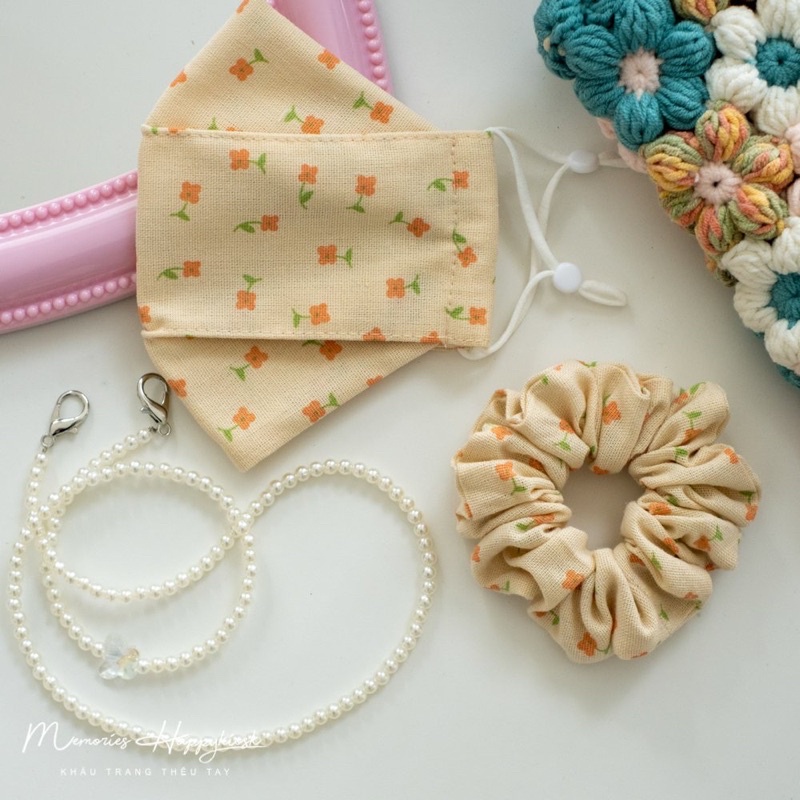 Dây đeo khẩu trang ngọc trai cao cấp / Dây chống thất lạc khẩu trang