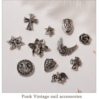 Set 50 Charm kim loại trang trí móng