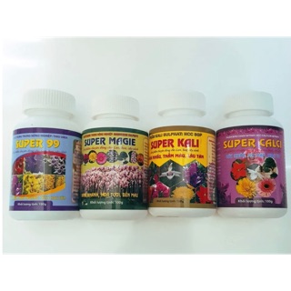 Combo 4 lọ phân super cho hoa lan