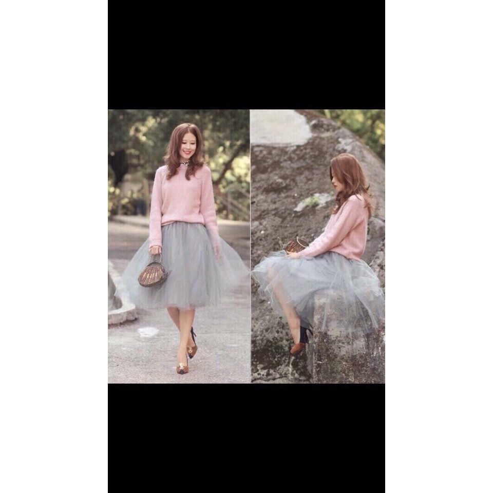 CHÂN VÁY CÔNG CHÚA TUTU ULZZANG TRẮNG TINH KÈM HÌNH THẬT🥰🥰