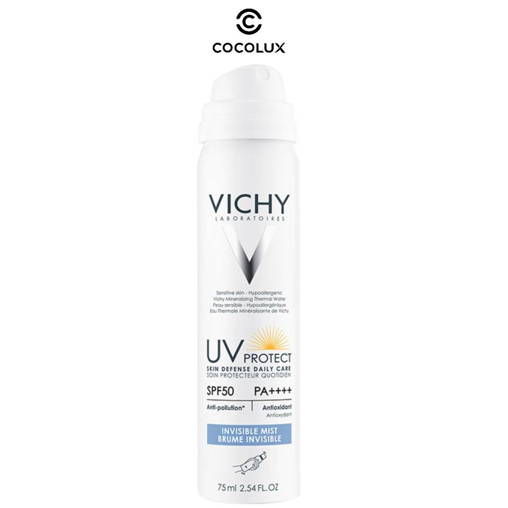 [Công Ty, Tem Phụ] Chống nắng dạng xịt UV Protect Skin SPF50 PA++++ Vichy 75ml - [COCOLUX]