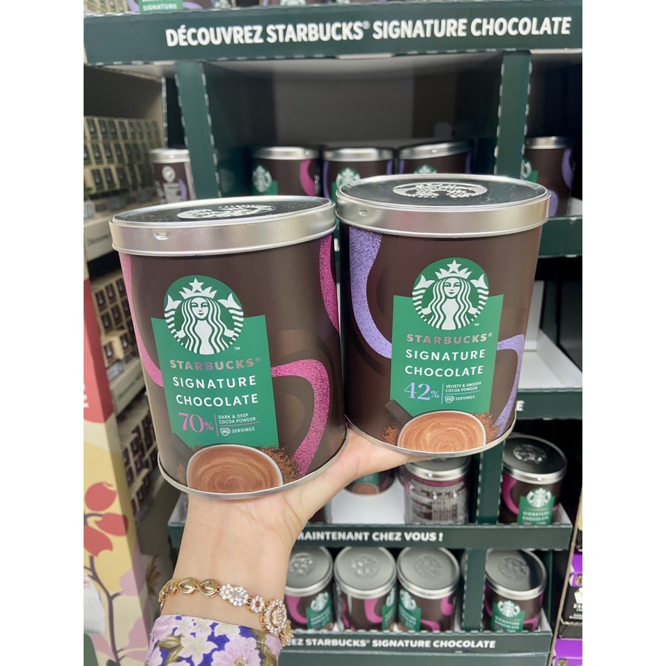 BỘT CACAO 𝗦𝗜𝗚𝗡𝗔𝗧𝗨𝗥𝗘 𝗖𝗛𝗢𝗖𝗢𝗟𝗔𝗧𝗘 𝗦𝗧𝗔𝗥𝗕𝗨𝗖𝗞𝗦; 𝗦𝗜𝗚𝗡𝗔𝗧𝗨𝗥𝗘 𝗖𝗛𝗢𝗖𝗢𝗟𝗔𝗧𝗘 𝗦𝗧𝗔𝗥𝗕𝗨𝗖𝗞𝗦 42% vs 70%