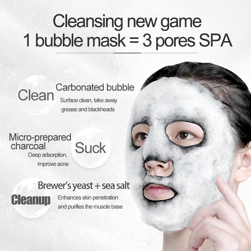 Mặt nạ sủi bọt thải độc Images chiết xuất than tre hoạt tính - Amino Acid Bubbles facial Mask