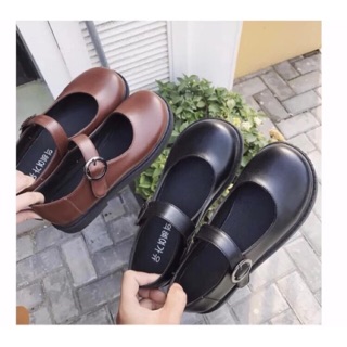 Order - Giày Lolita ulzzang mũi tròn quai ngang