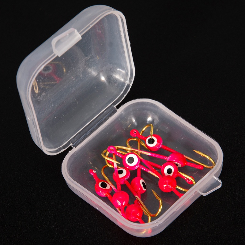 QQ Set 10 Móc Tròn Bằng Thép Cacbon Chất Lượng Cao Chuyên Dụng Cho Câu Cá