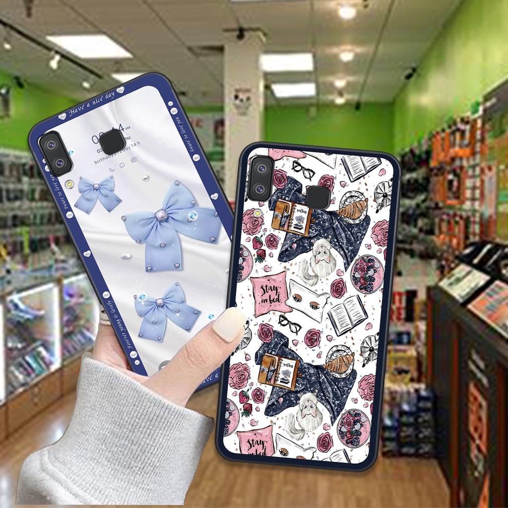 Ốp Samsung A8 star / A9 star in hình kẻ caro , trái tim , bánh quy cute siêu đẹp