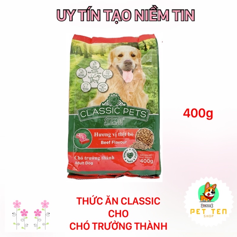 Thức ăn Classic chó trưởng thành(túi 400g)