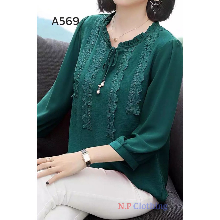 Áo Kiểu Trung Niên Nữ.  Mẫu Áo Sơ Mi Trung Niên Cho Mẹ, Bà Đi Dạo Phố