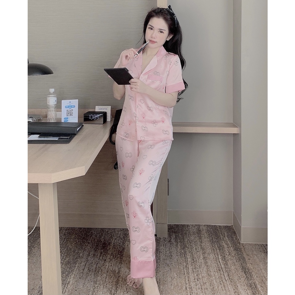 [Siêu Hot] Bộ đồ Pijama lụa💖Bộ lụa thiết kế Cộc Dài Họa tiết chất liệu mát lịm [HÀNG ĐẸP] [ẢNH THẬT +VIDEO] | BigBuy360 - bigbuy360.vn