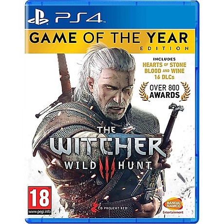 Đĩa Game PS4 - The Witcher 3 Game of The Year