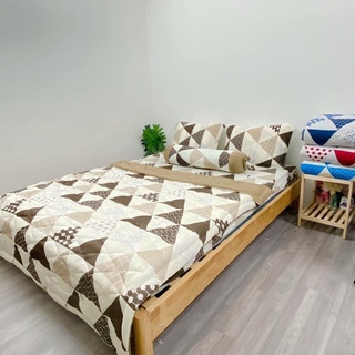 Set 5 chăn drap áo gối thun lạnh hàn quốc drap màu cùng màu phối mền.