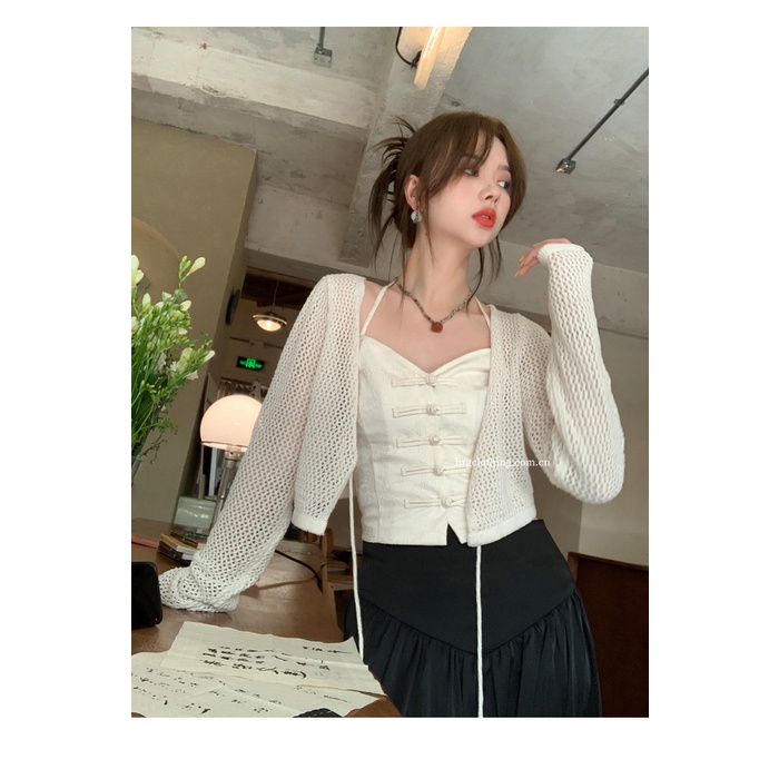 Áo Khoác Cardigan Mỏng Chống Nắng Thời Trang Mùa Hè Phong Cách Hàn Quốc Cho Nữ