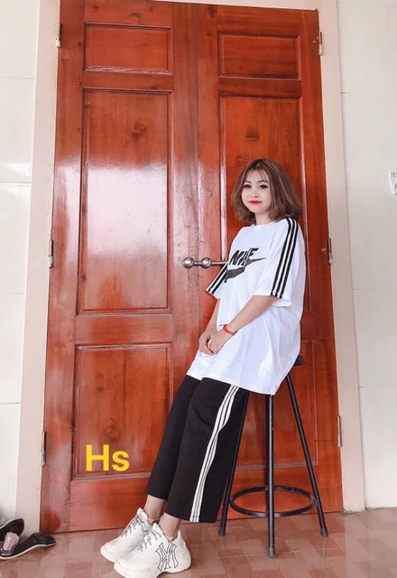 Bộ áo ba sọc tay + quần ba sọc HS12