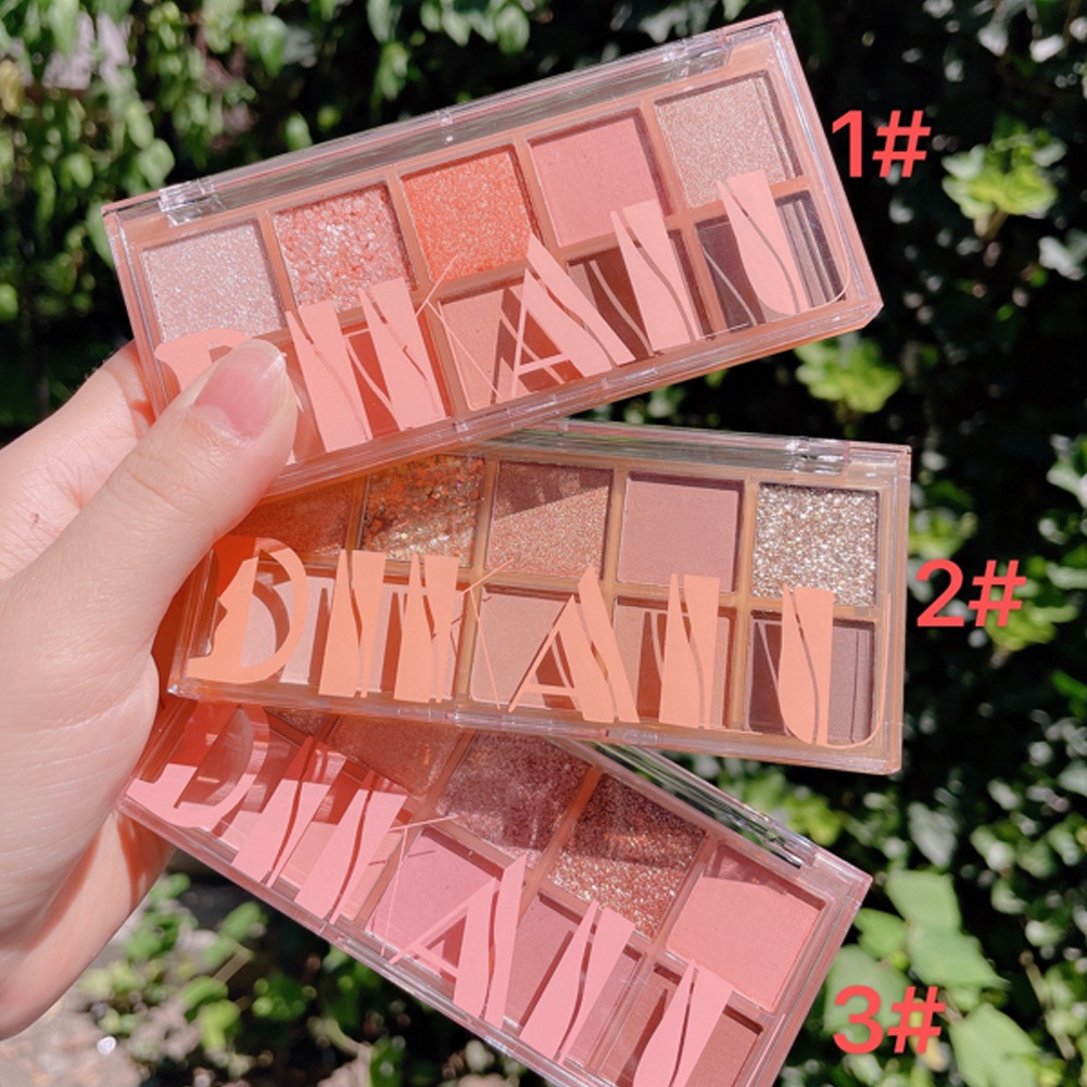 [Hàng mới về] Bảng phấn mắt nhũ lì Dikalu Autumn Breeze 10 ô