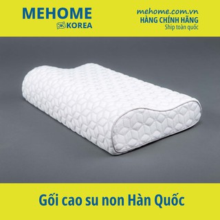 Gối cao su non lượn sóng vỏ lạnh - Hàng chính hãng Mehome Hàn Quốc - Hạn chế ngáy ngủ cả nhà ngủ ngon (MP-045)