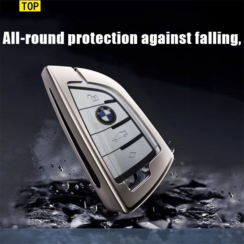 Vỏ Bọc Chìa Khóa Bằng Hợp Kim Kẽm Cho BMW X1 X3 X4 X5 F15 X6 F16 G30 7 Series G11 F48 F39 520 525 G20 118i 218i 320i