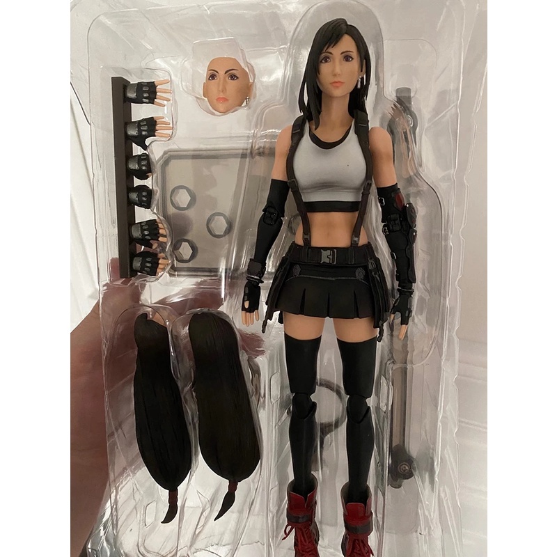❀Play arts Mô Hình Nhân Vật kai final fantasy vii Bằng pvc Kích Thước 25cm