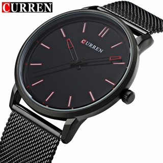 Đồng hồ nam dây hợp kim thép Curren 8333 màu đen