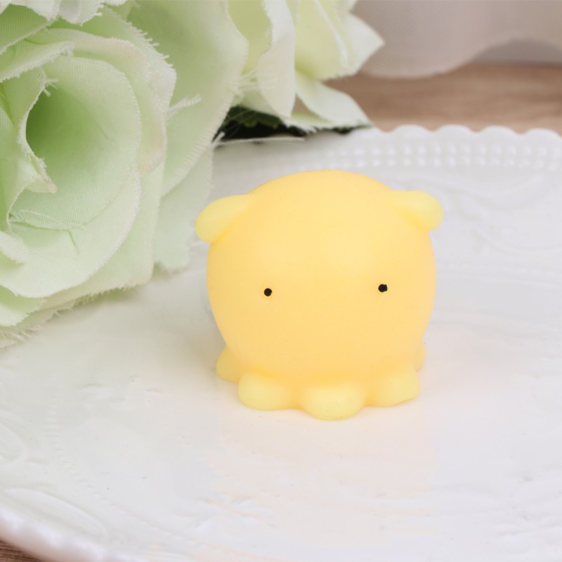 Đồ Chơi Xốp Squishy Giảm Stress Hình Bạch Tuộc Dễ Thương Cho Bé