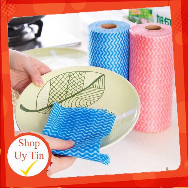 Cuộn khăn lau đa năng - khăn lau bếp - giấy lau đa năng