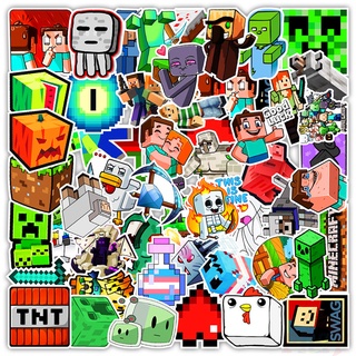 ❉ Miếng dán trang trí máy chơi game Minecraft - Series 05 ❉ Set 50 miếng dán trang trí thời trang