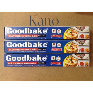 Giấy Nướng Bánh / Giấy Không Thấm dầu Goodbake 30cm x 5m / Giấy nến