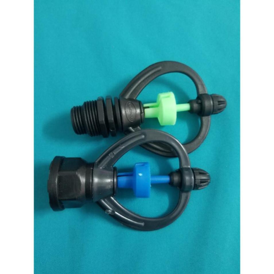 Bộ 10 Béc tưới phun mưa thân xoay 360 độ Ren trong 21mm