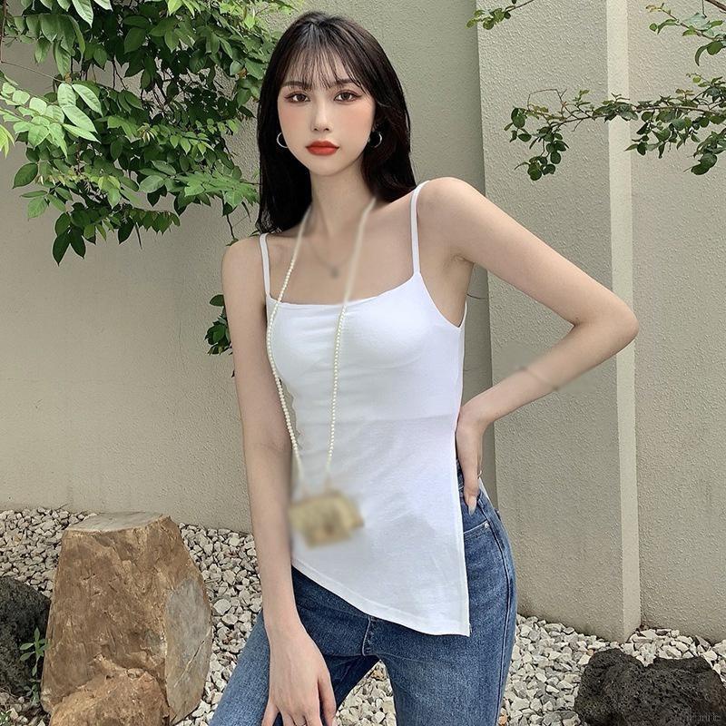 Áo Tank Top Màu Sắc Đơn Giản Thời Trang Mùa Hè Cho Nữ