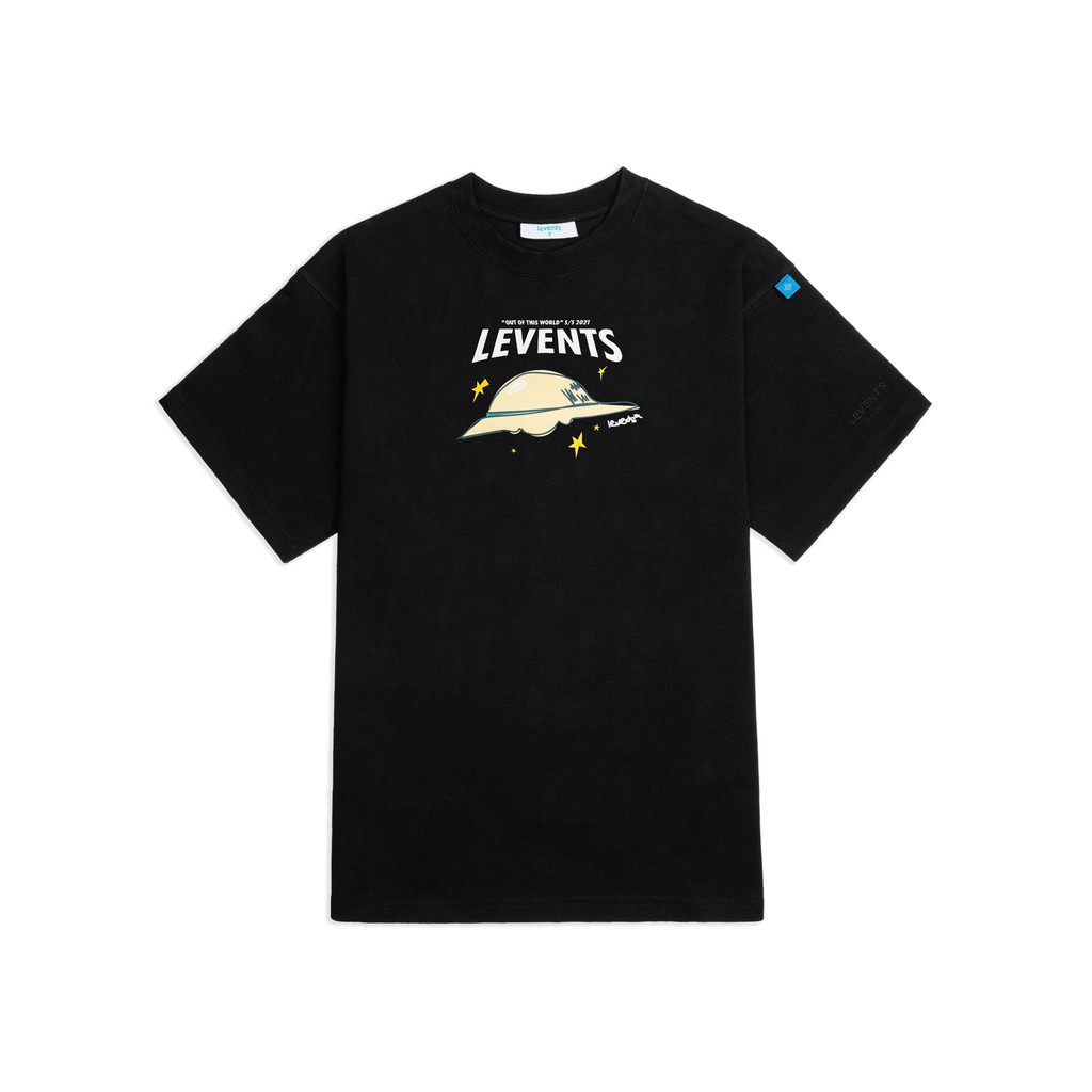←★→Áo thun LEVENTS Spaceship Tee / Black