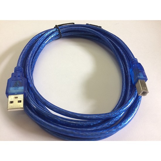 Dây usb máy in 1.5m xanh