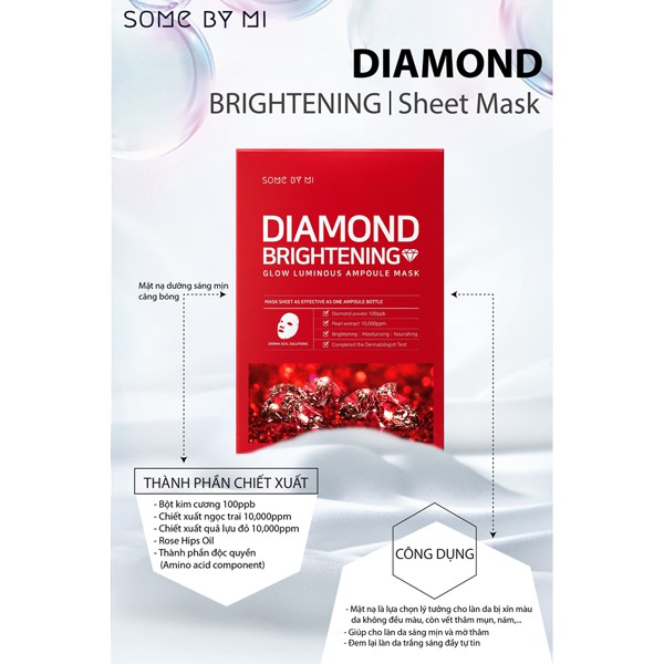 Mặt Nạ Some By Mi Diamond Brightening Sheet Mask 25g