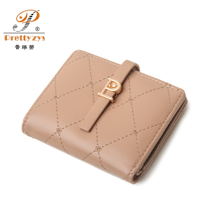 Ví Ngắn Phối Khóa Kéo Đơn Giản Thời Trang Dành Cho Nữ