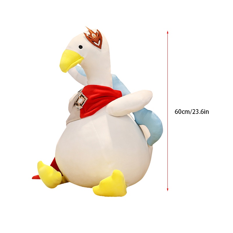 Đồ chơi vịt nhồi bông bằng vải lông phong cách Genshin Impact Tartaglia