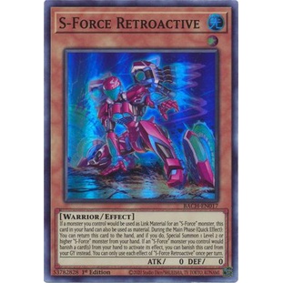 Thẻ bài Yugioh - TCG - S-Force Retroactive / BACH-EN017'