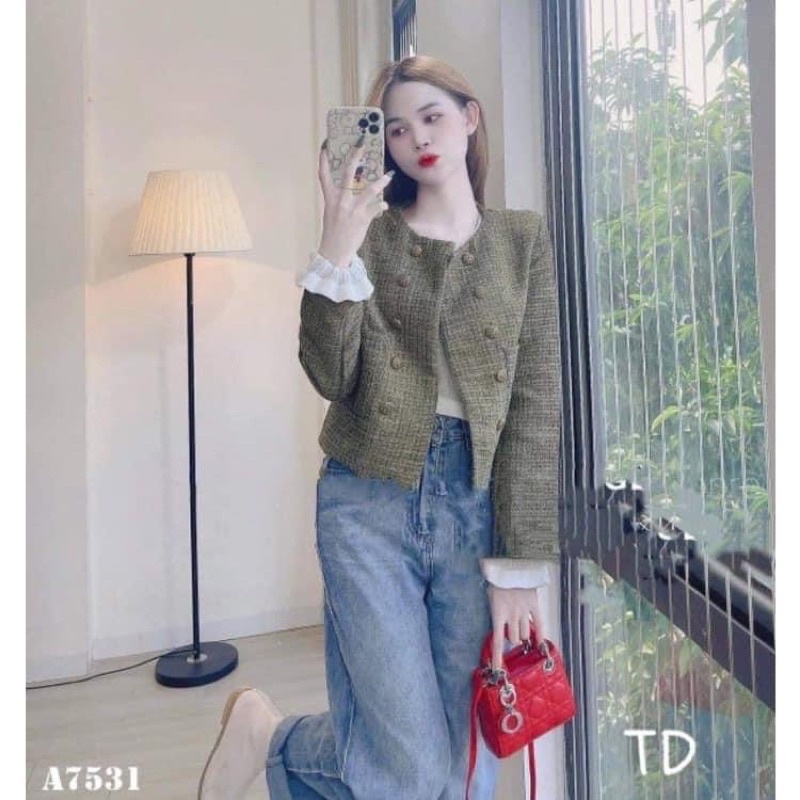 Áo dạ tweed hit hot