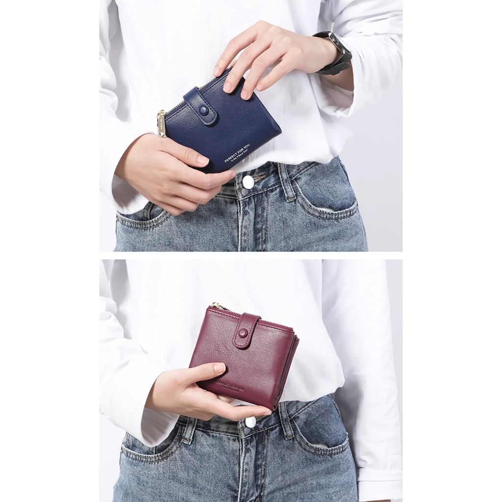 Ví Mini Nhiều Ngăn Đựng Thẻ Dành Cho Nữ Perfect For You 6903-008