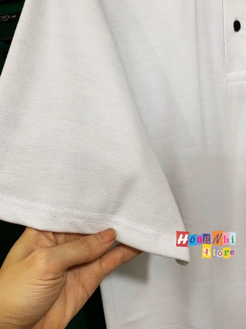 ÁO THUN POLO PHỐI CỔ TAY LỠ MÀU TRẮNG - ÁO POLO MIX UNISEX WHITE - MM