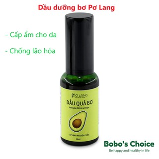 Dầu quả bơ ép lạnh Pơ Lang 10ml - 30ml