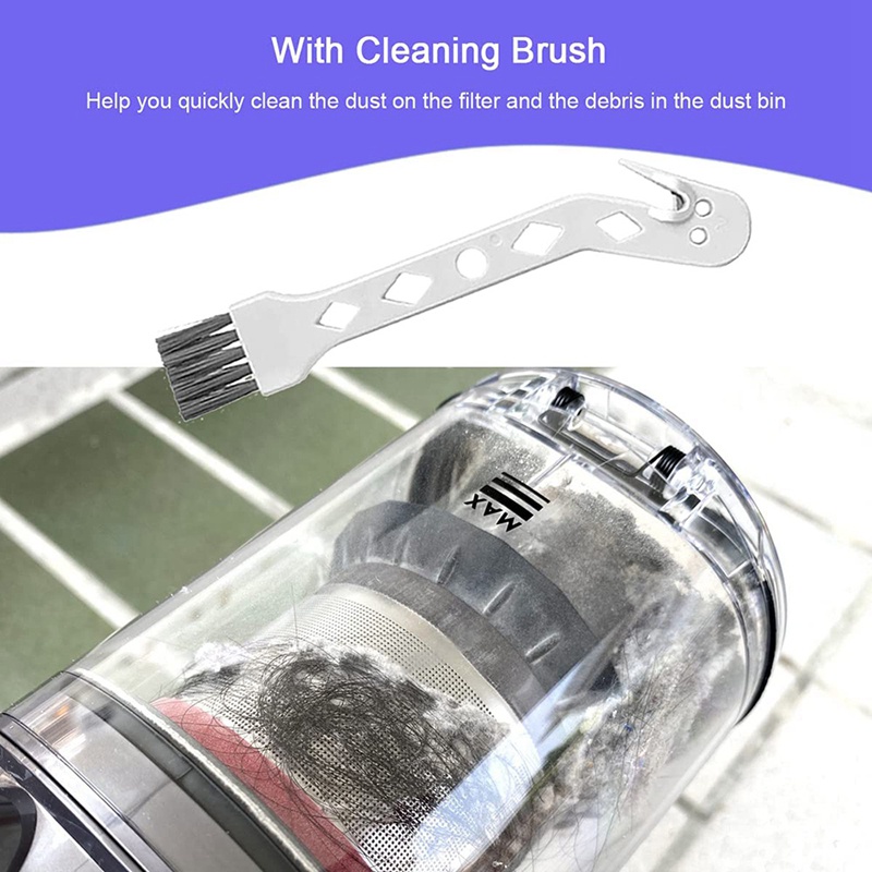 Set 3 Bộ Lọc HEPA Thay Thế Cho Máy Hút Bụi Dyson V12 971517-01